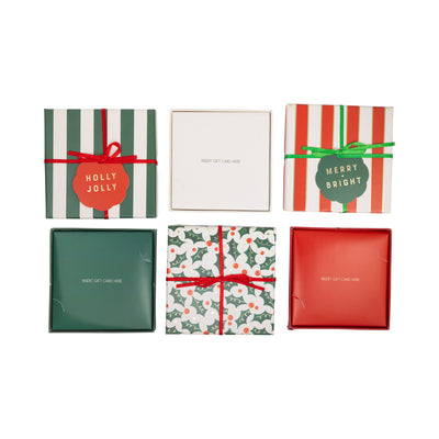 PLGC108 - Traditional Stripes Gift Card Boxes