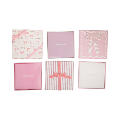 PLGC116 - Pink Bows Gift Card Boxes