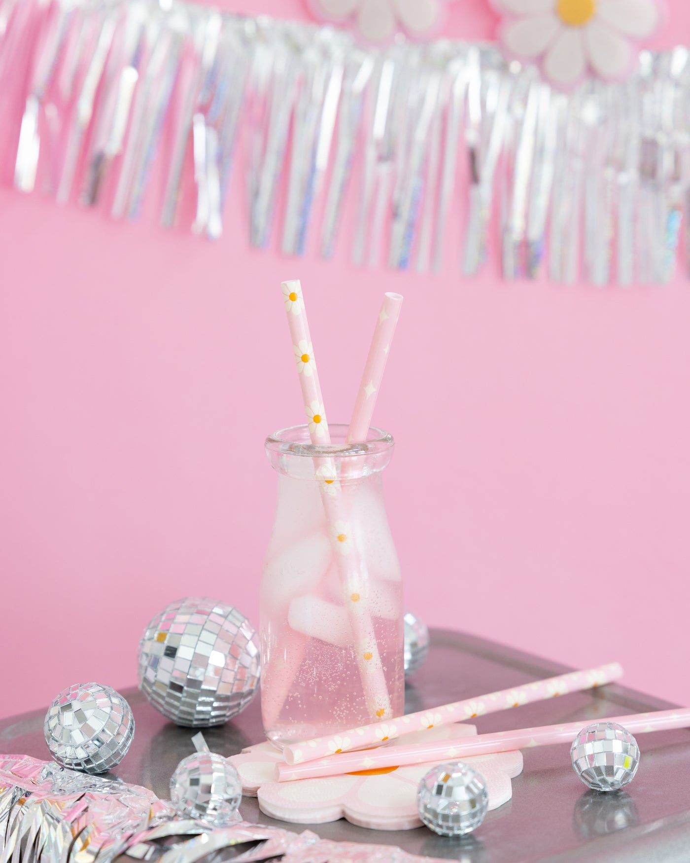 PLGOG16 - Disco Daisy Reusable Straws