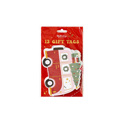 PLGT140 - Christmas Van Over-sized Tags