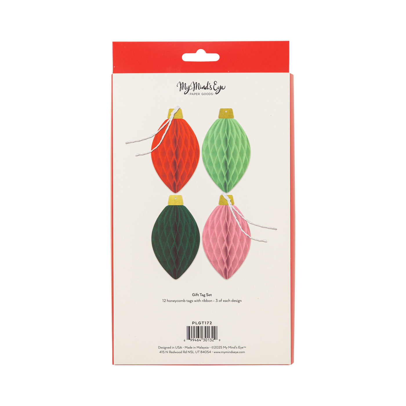 PLGT172 - Honeycomb Light Bulb Tag Set