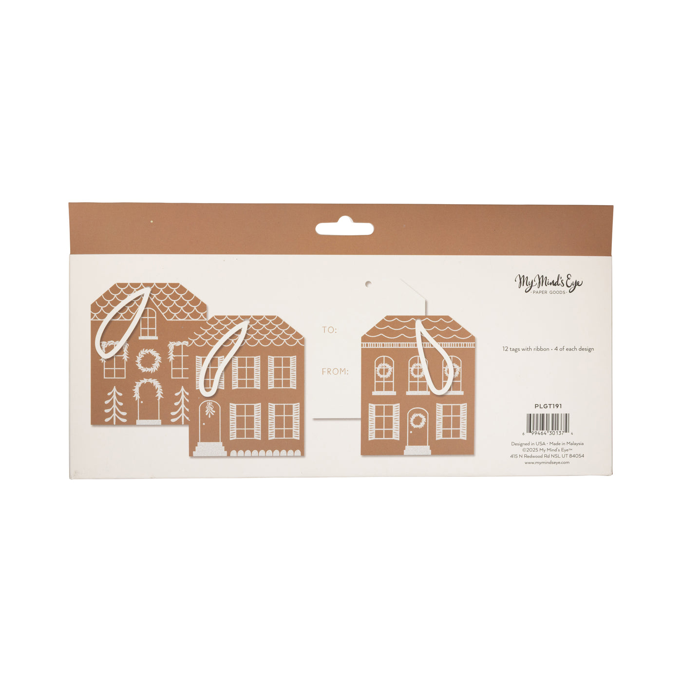 PLGT191 - Gingerbread Houses Tag Set