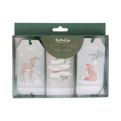 PLGT201 - Woodland Christmas Tag Set