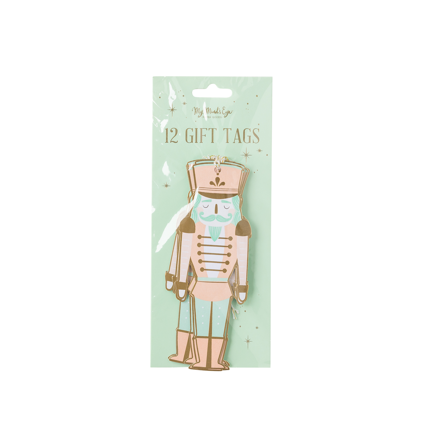 PLGT82 - Pink Nutcracker Over-sized Tags