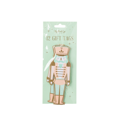 PLGT82 - Pink Nutcracker Over-sized Tags