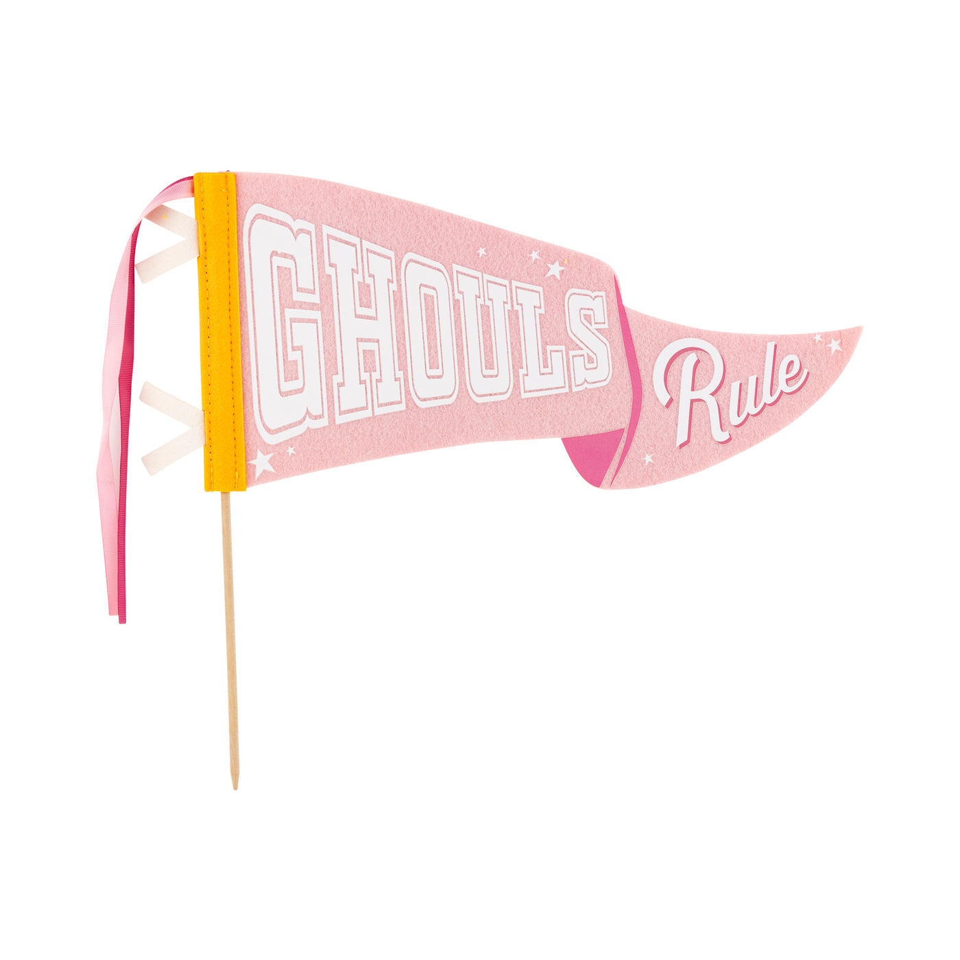 PLHB152 - Ghouls Rule Felt Pennant Banner