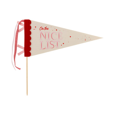 PLHB169 - Naughty Nice Felt Pennant Banners