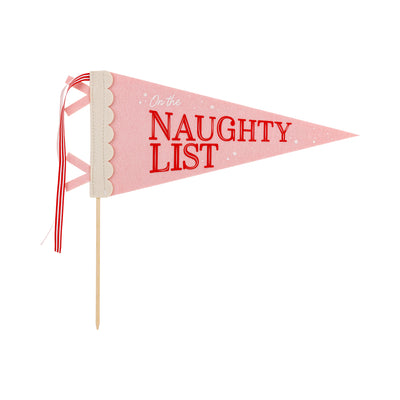 PLHB169 - Naughty Nice Felt Pennant Banners