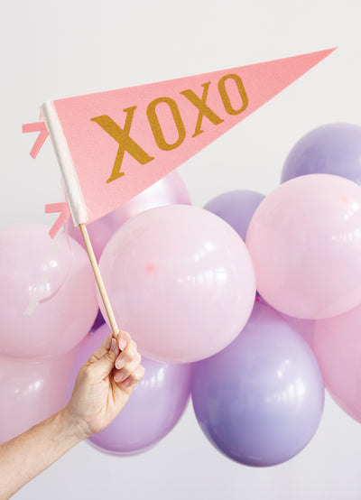 PLHB194 - XOXO Felt Pennant Banner