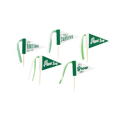 PLHB202 - Garden Mini Felt Pennant Set