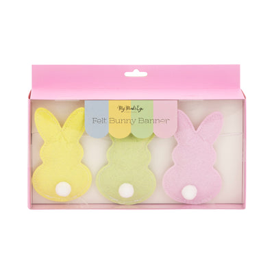 PLHB208 - Puffy Felt Pastel Easer Bunny Banner