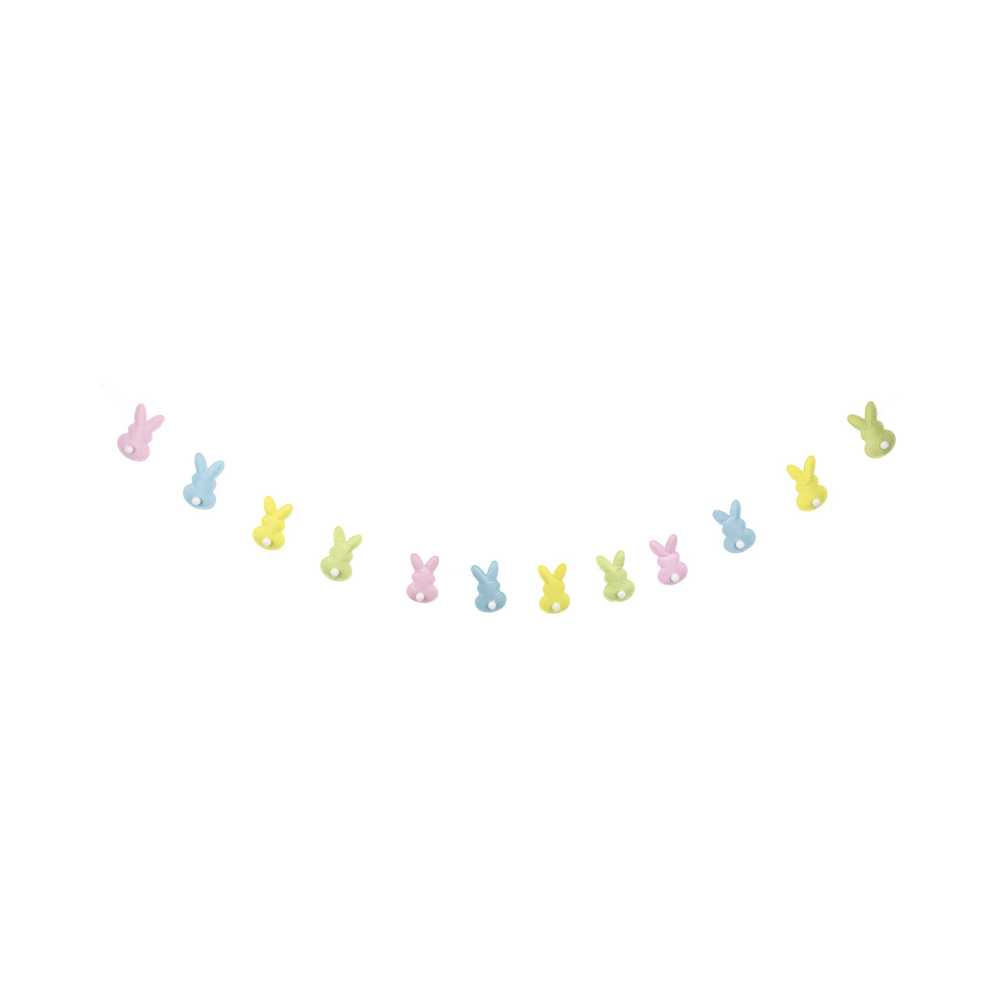 PLHB208 - Puffy Felt Pastel Easer Bunny Banner