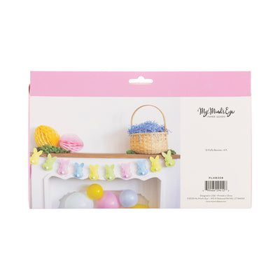 PLHB208 - Puffy Felt Pastel Easer Bunny Banner