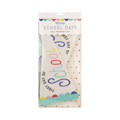 PLHB233 - First Day Of School/Last day of School Pennant Banner Set