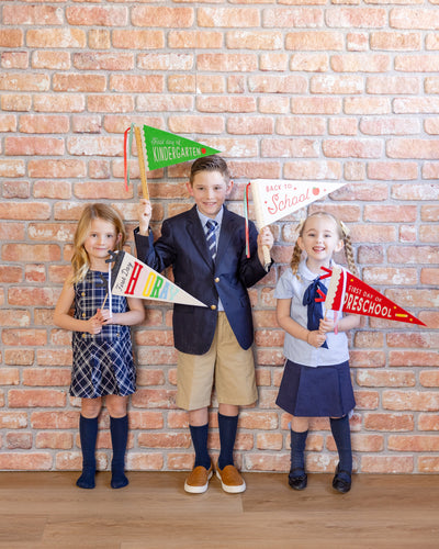 PLHB266 - Back to School Ruler Felt Pennant Banner
