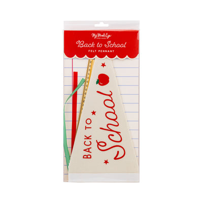 PLHB266 - Back to School Ruler Felt Pennant Banner