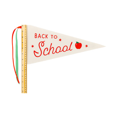 PLHB266 - Back to School Ruler Felt Pennant Banner