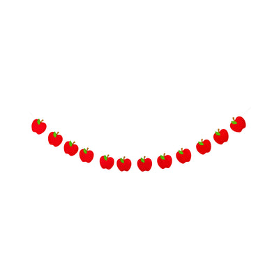 PLHB273 - Puffy Felt Apple Banner