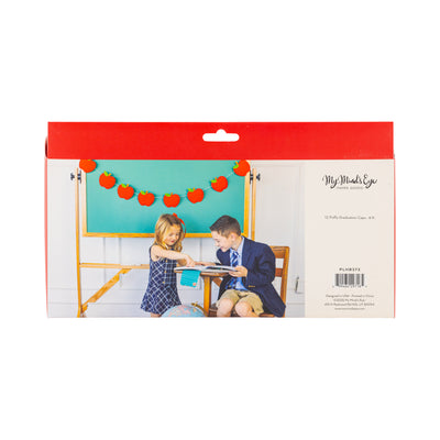 PLHB273 - Puffy Felt Apple Banner