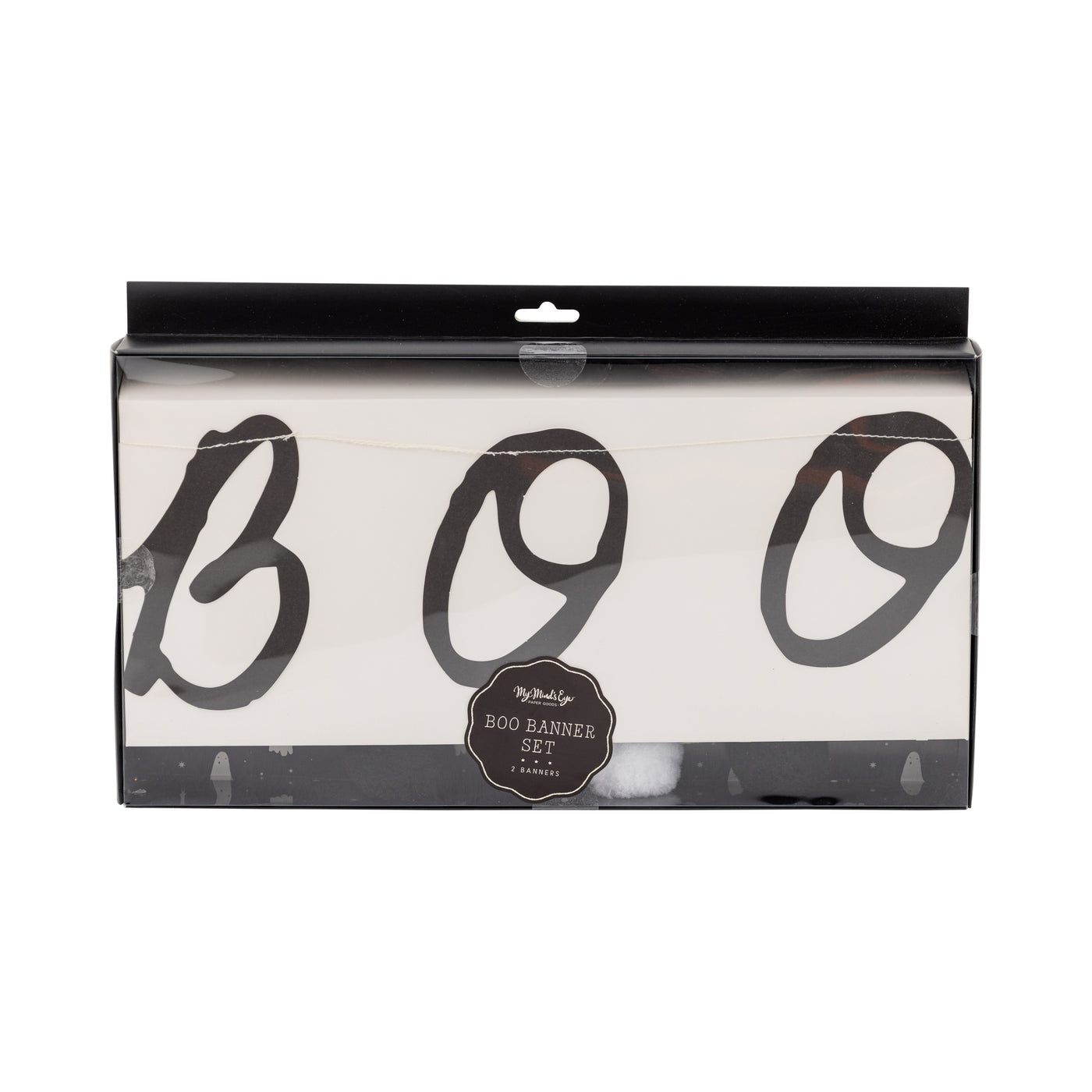 PLHB282 - Boo Ghost Pom Pom Banner Set