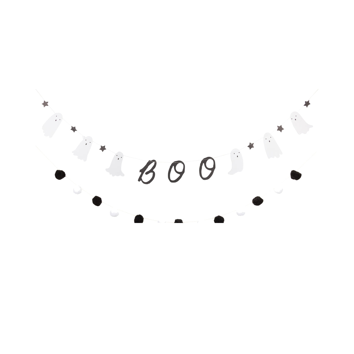 PLHB282 - Boo Ghost Pom Pom Banner Set