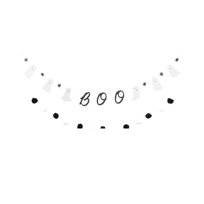 PLHB282 - Boo Ghost Pom Pom Banner Set