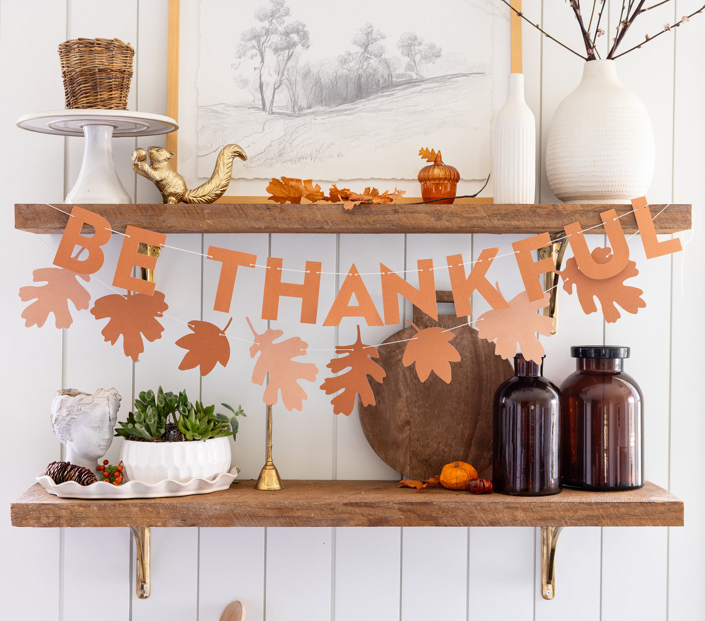 PLHB306 - Give Thanks Paper Banner Set