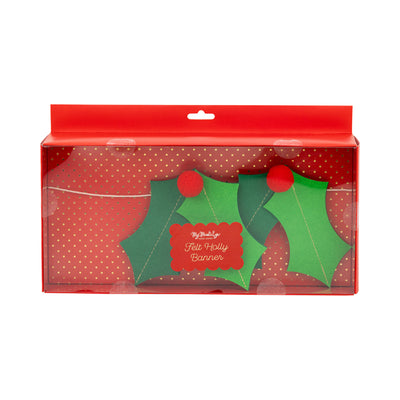 PLHB339 - Holly Felt Banner