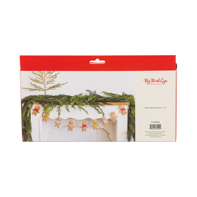 PLHB345 - Puffy Felt Gingerbread Man Banner