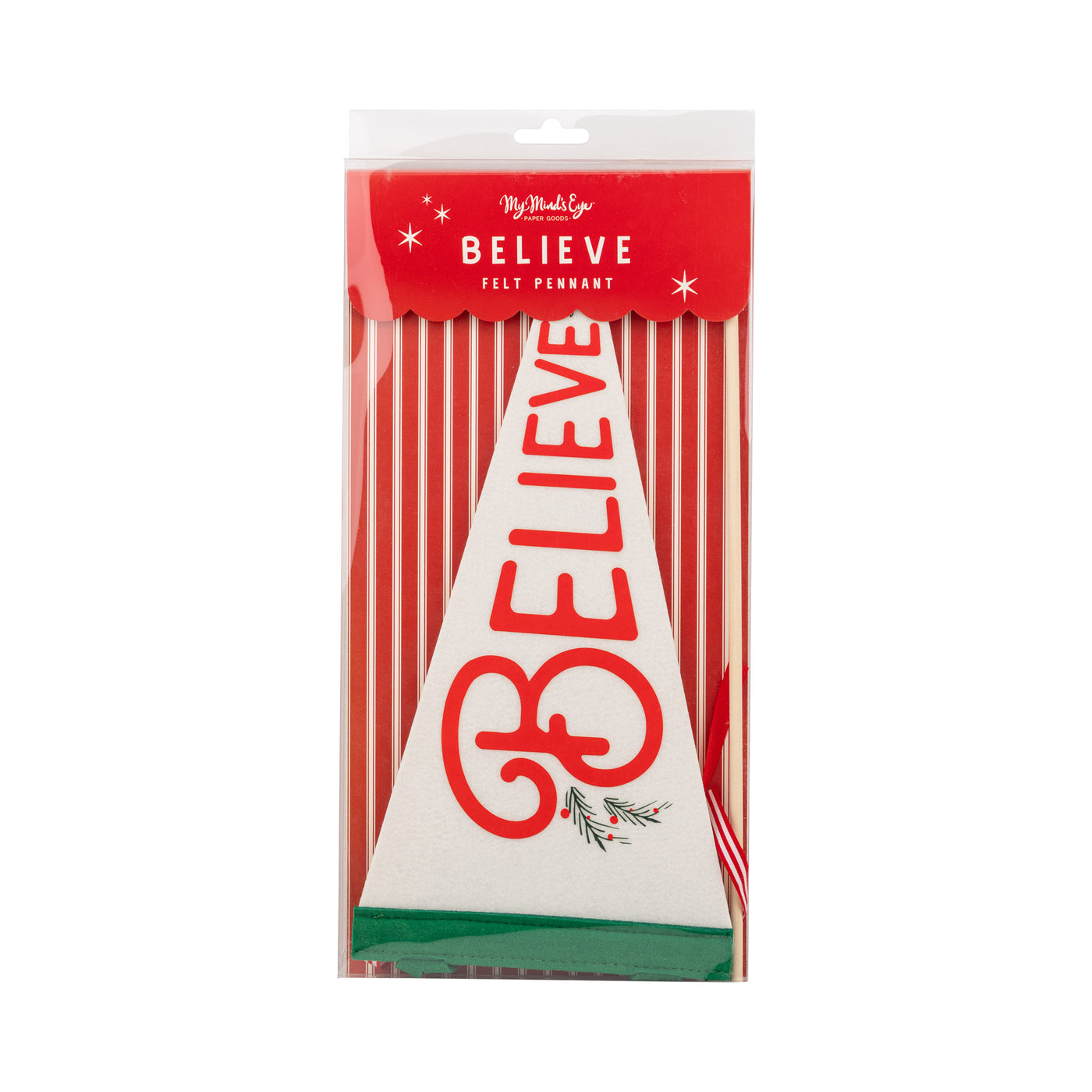 PLHB354 - Believe Felt Pennant Banner
