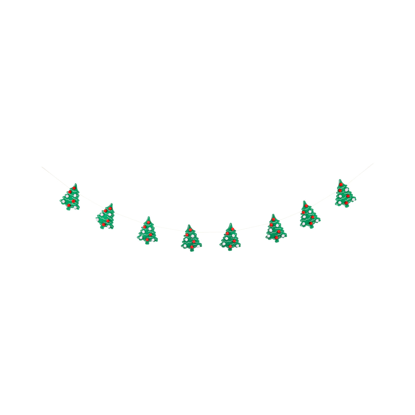 PLHB362 - Puffy Felt Christmas Tree Banner