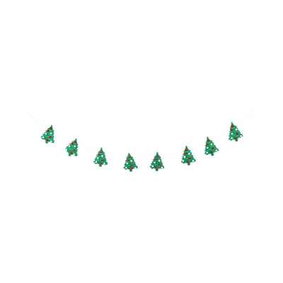 PLHB362 - Puffy Felt Christmas Tree Banner
