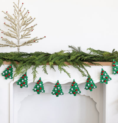 PLHB362 - Puffy Felt Christmas Tree Banner