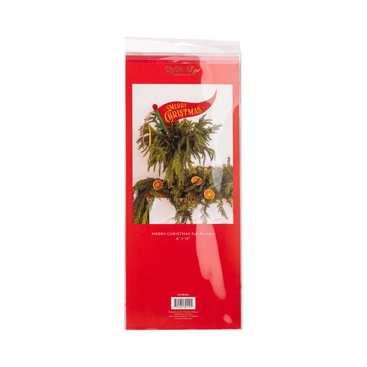 PLHB363 - Merry Christmas Felt Pennant Banner