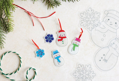 PLKC132 - Christmas Icons Shrinkable Ornaments