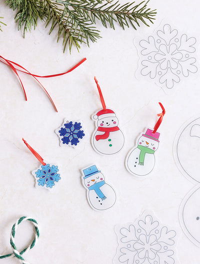PLKC132 - Christmas Icons Shrinkable Ornaments