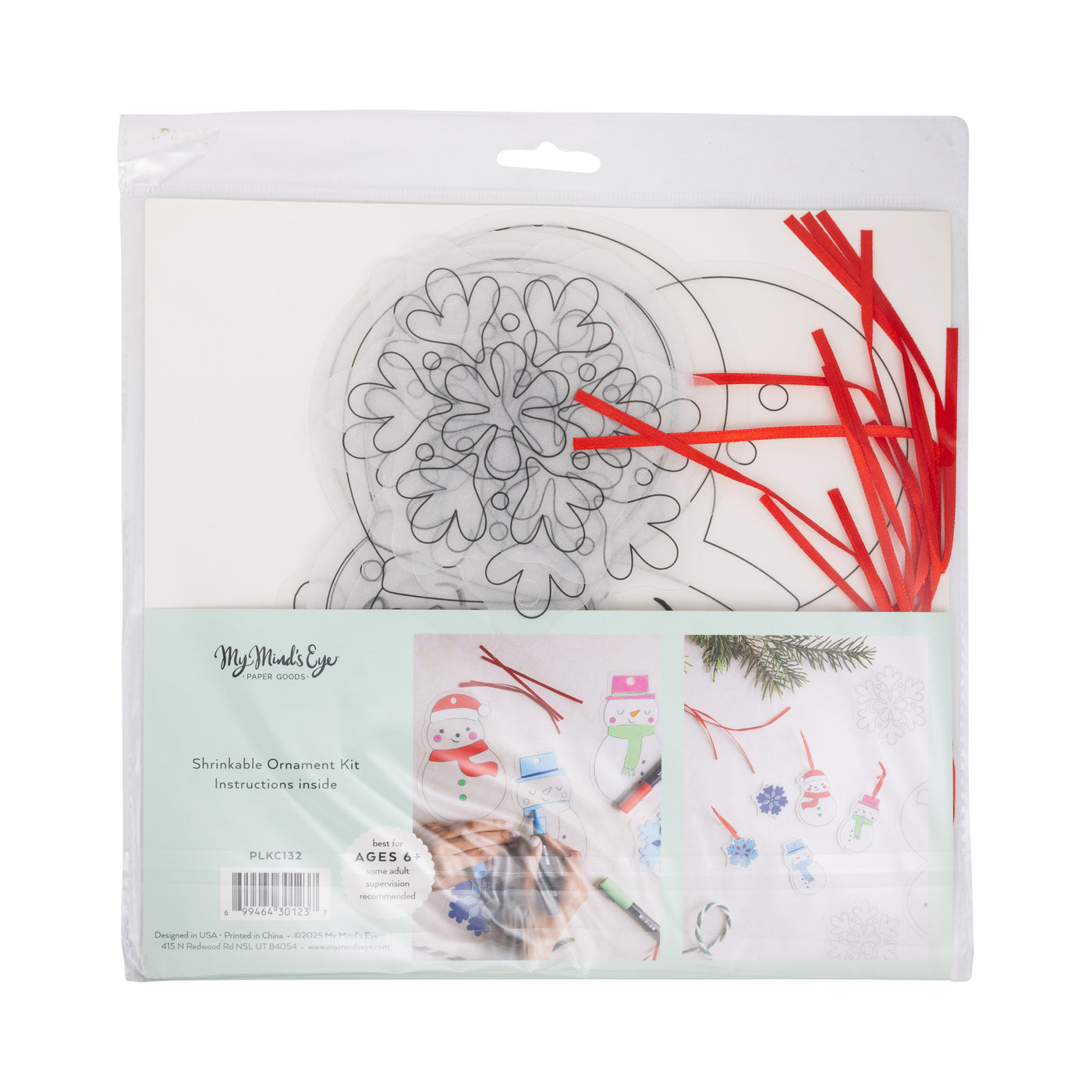 PLKC132 - Christmas Icons Shrinkable Ornaments