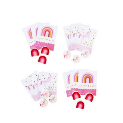 PLKC36 -  Rainbows and Unicorns Valentine's Cards
