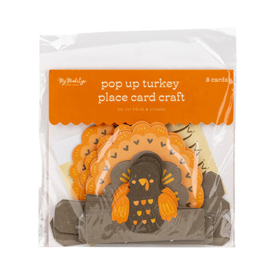 PLKC61 - Pop Up Turkey Placecard Craft