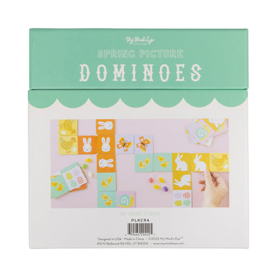 PLKC94 - Spring Picture Domino Game Chipboard