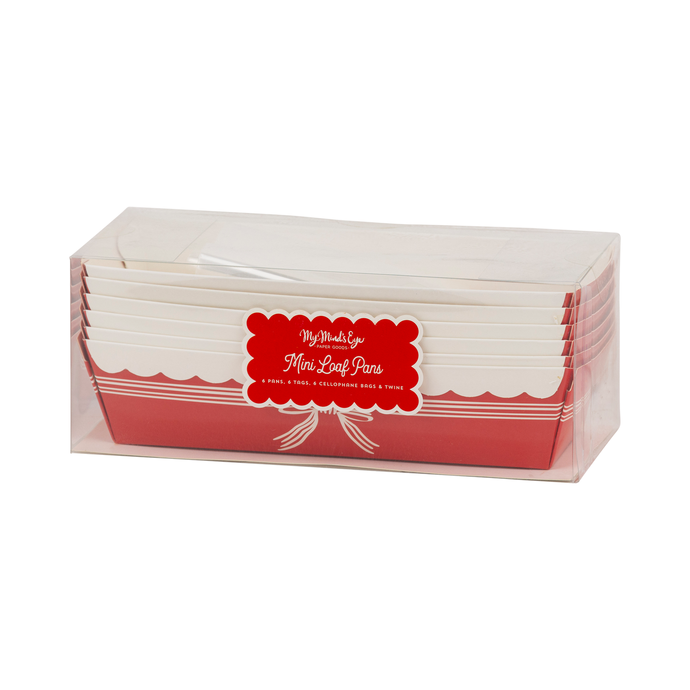 PLLP120 - Red Bow Loaf Pan Set