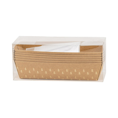 PLLP133 - Foil Kraft Trees Loaf Pan