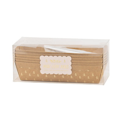 PLLP133 - Foil Kraft Trees Loaf Pan