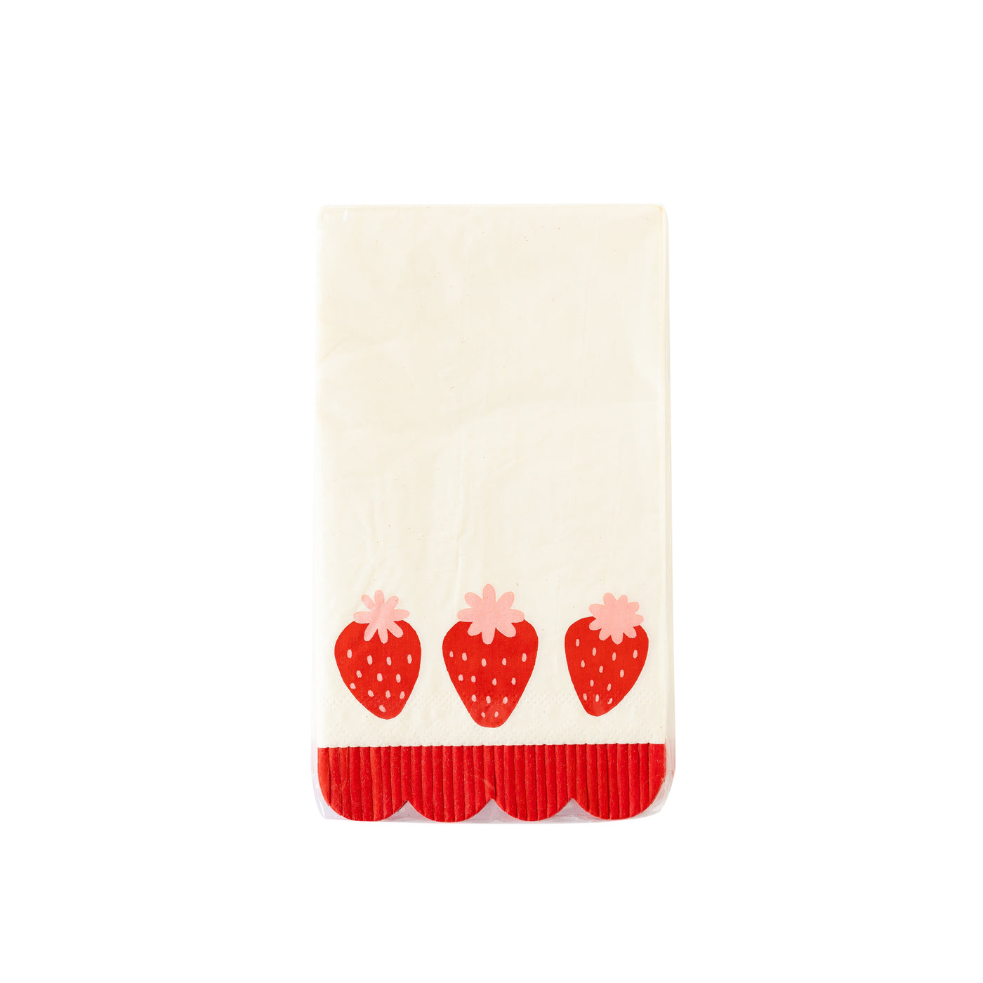 PLNP108 - Berry Fringe Scallop Guest Towel