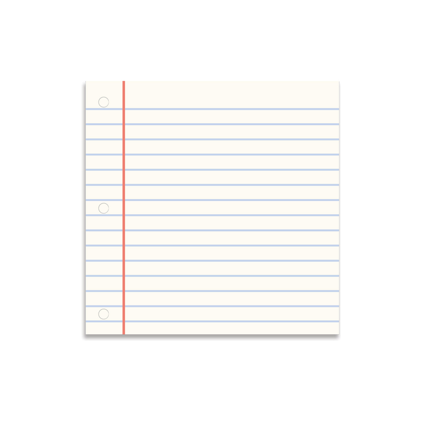 PLNP1167 - Notebook Paper Cocktail Napkin