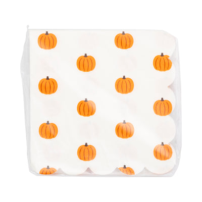PLNP1314 - Pumpkin Scallop Cocktail Napkin