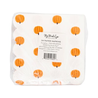 PLNP1314 - Pumpkin Scallop Cocktail Napkin