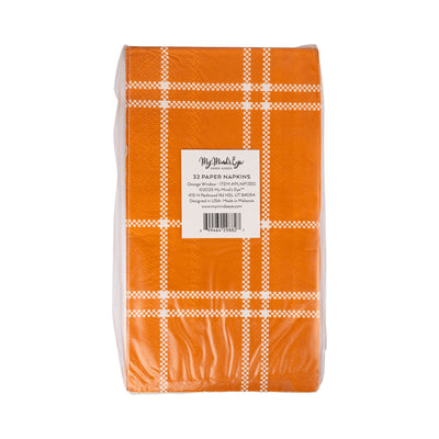 PLNP1350 - Orange Sweater Guest Napkin