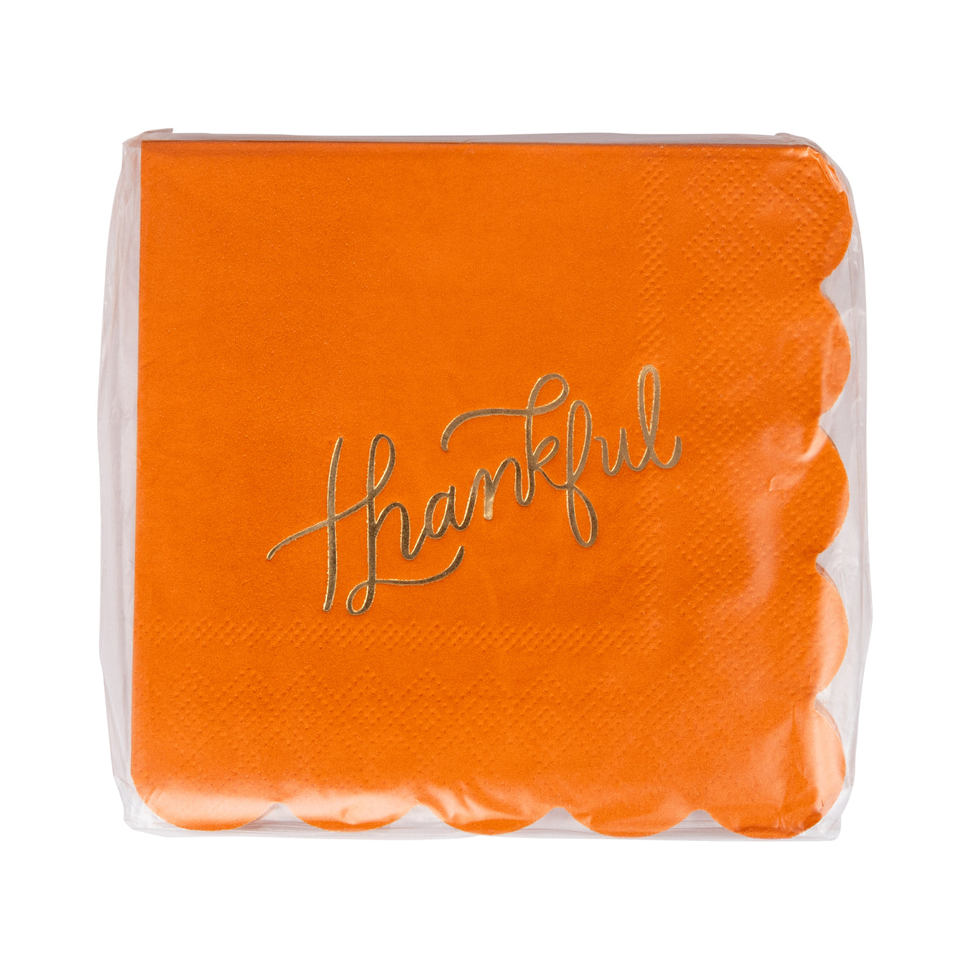 PLNP1399 - Foil Thankful Cocktail Napkin
