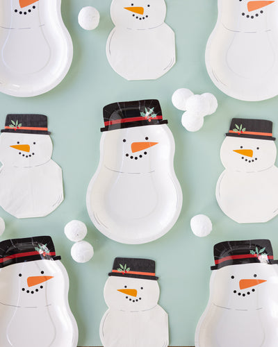 PLNP1667 - Snowman Shaped Guest Napkin